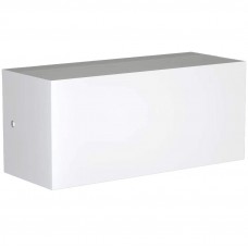 Φωτιστικό Επίτοιχο Απλίκα LED 12W 230V 700lm CCT Polycarbonate Λευκό IP65 Martin